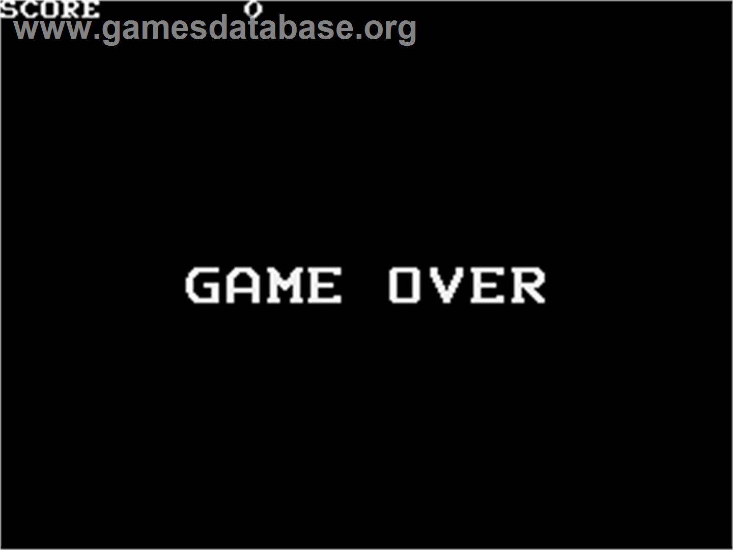 Super Volleyball - Arcade - Artwork - Game Over Screen