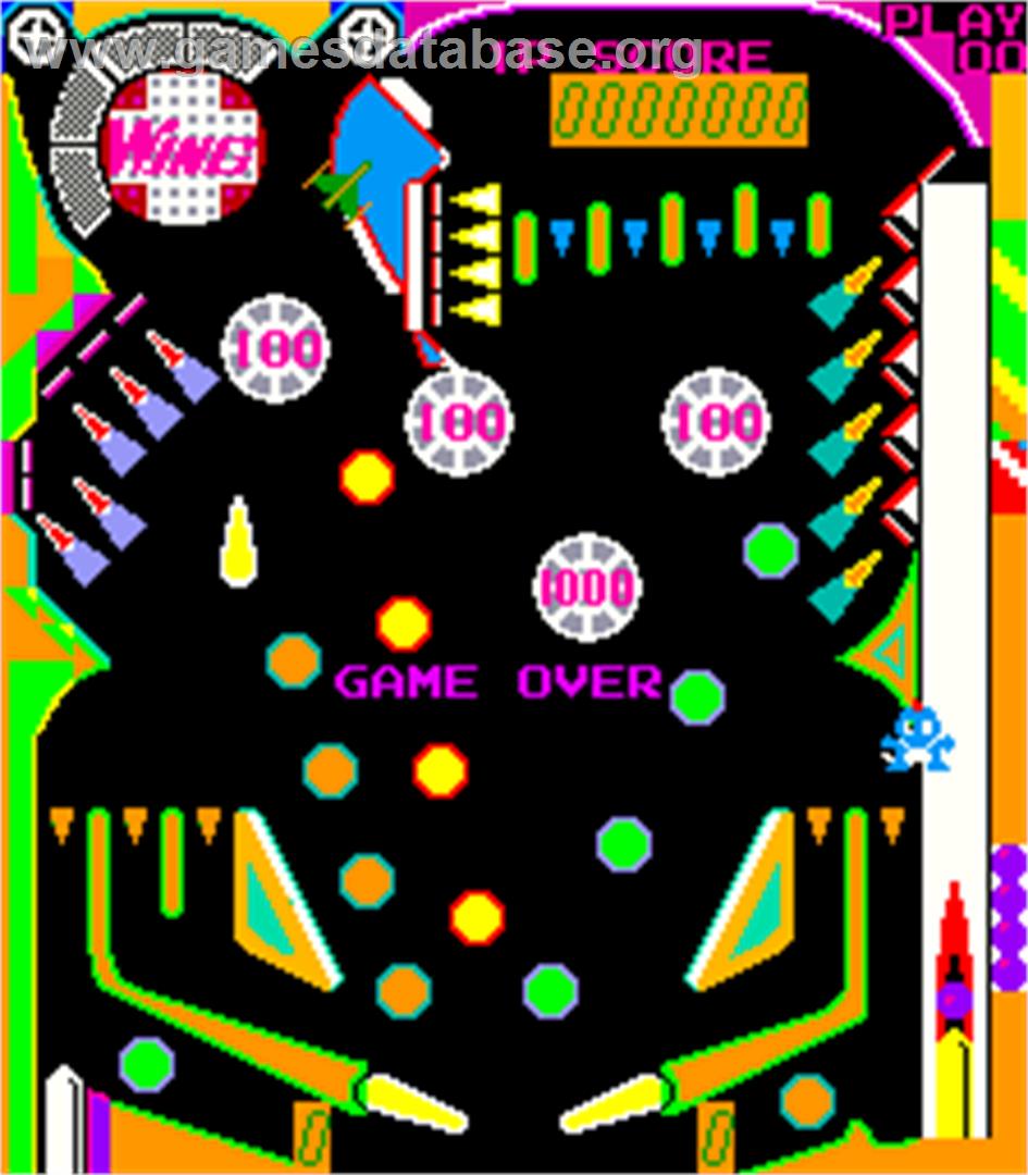 Super Wing - Arcade - Artwork - Game Over Screen