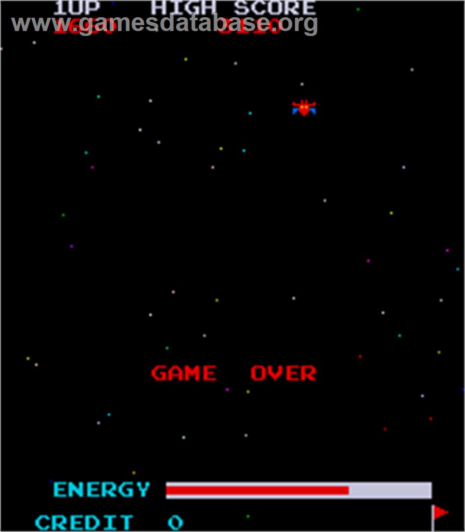 Swarm - Arcade - Artwork - Game Over Screen