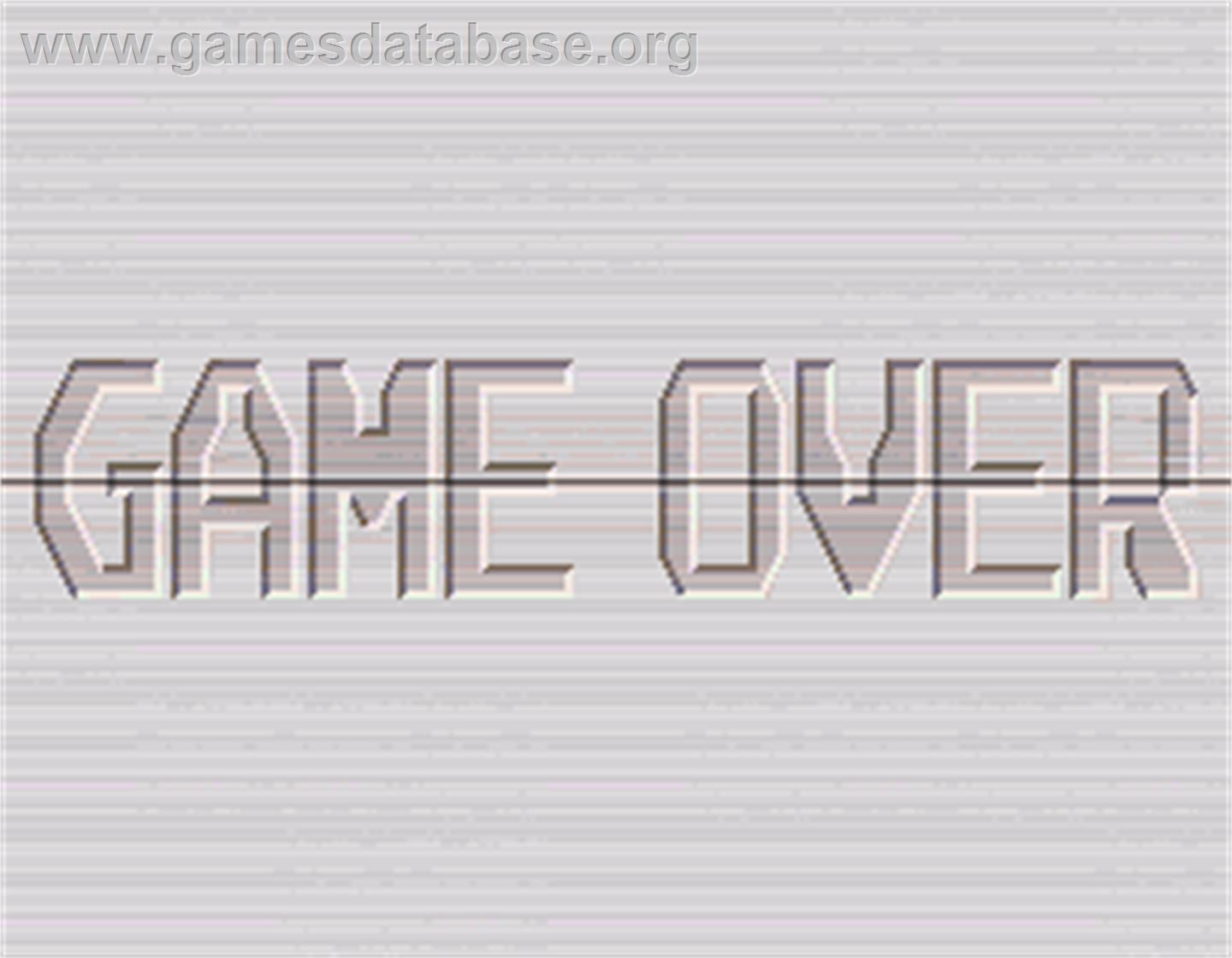 Taisen Puzzle-dama - Arcade - Artwork - Game Over Screen
