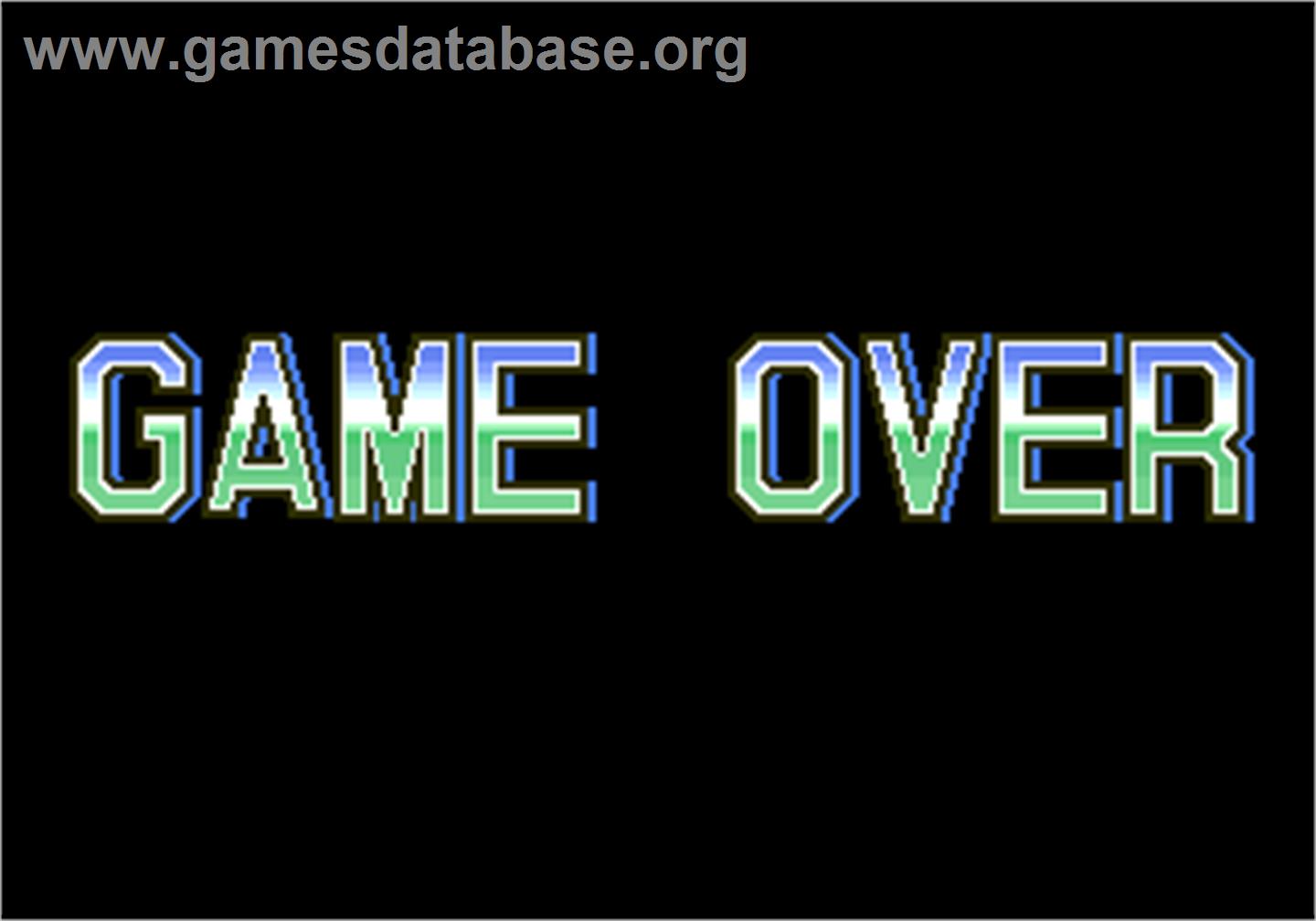 Taito Power Goal - Arcade - Artwork - Game Over Screen