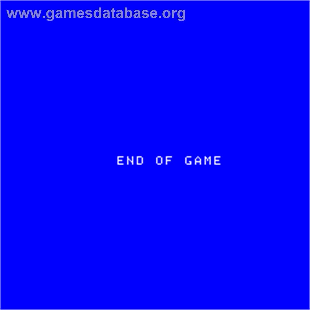 Targ - Arcade - Artwork - Game Over Screen