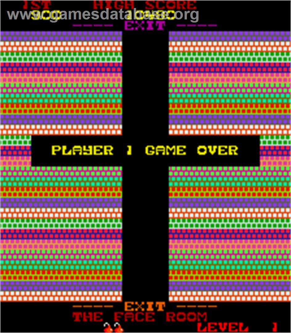 Tazz-Mania - Arcade - Artwork - Game Over Screen