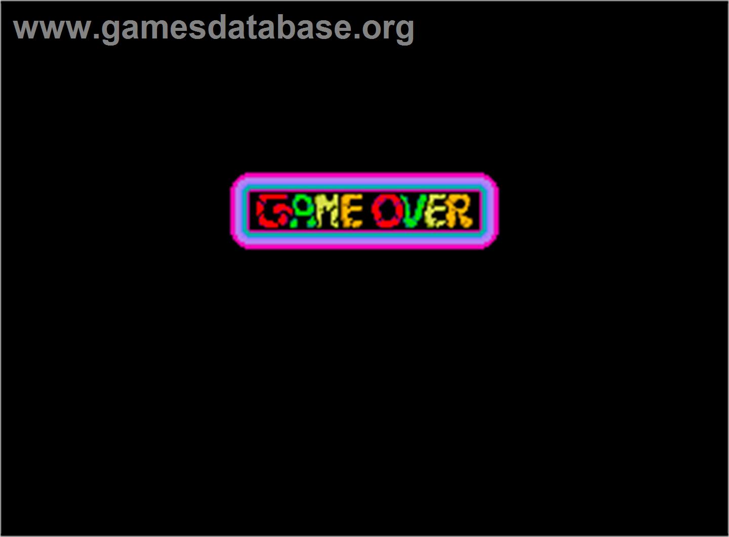 Teenage Mutant Ninja Turtles - Turtles in Time - Arcade - Artwork - Game Over Screen