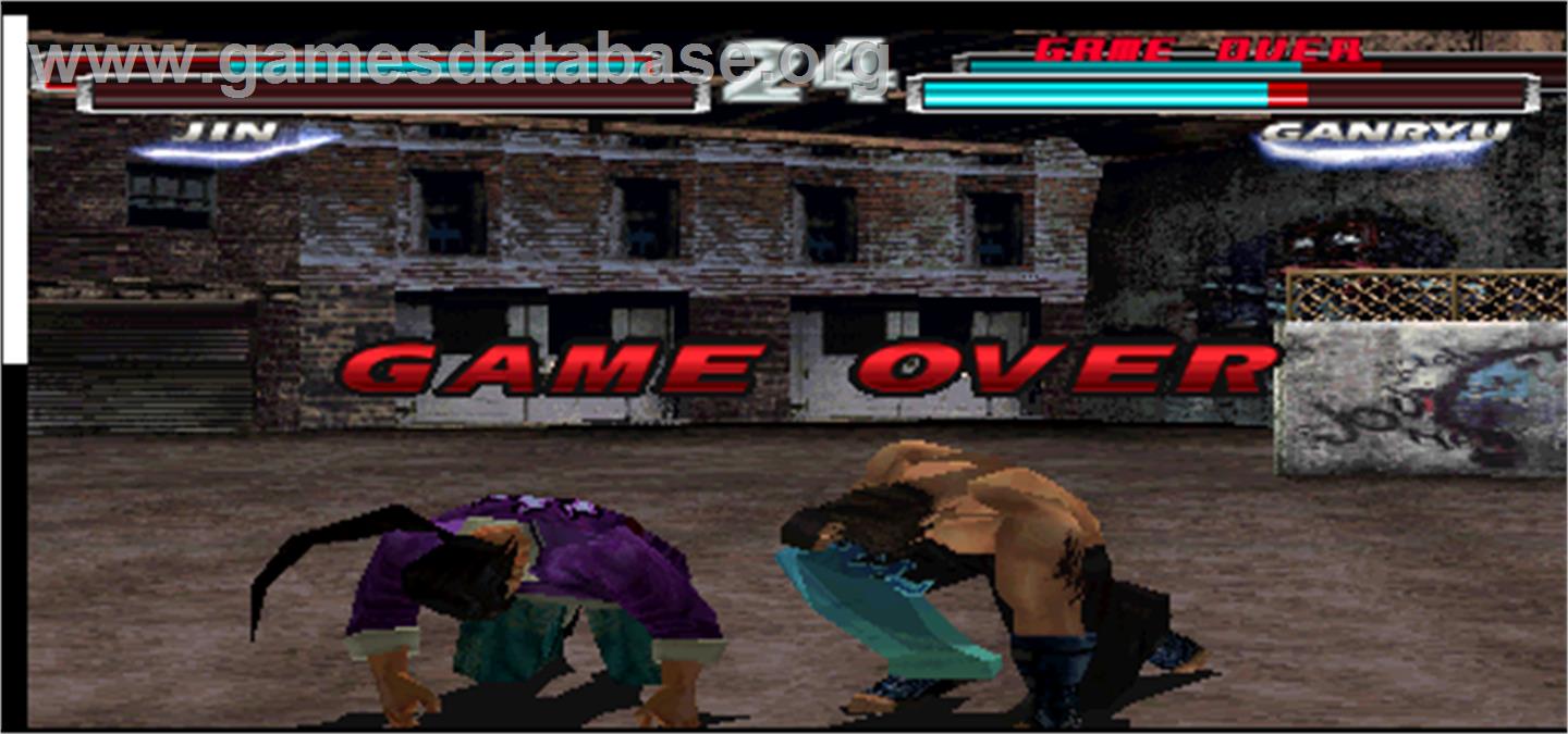 Tekken Tag Tournament - Arcade - Artwork - Game Over Screen