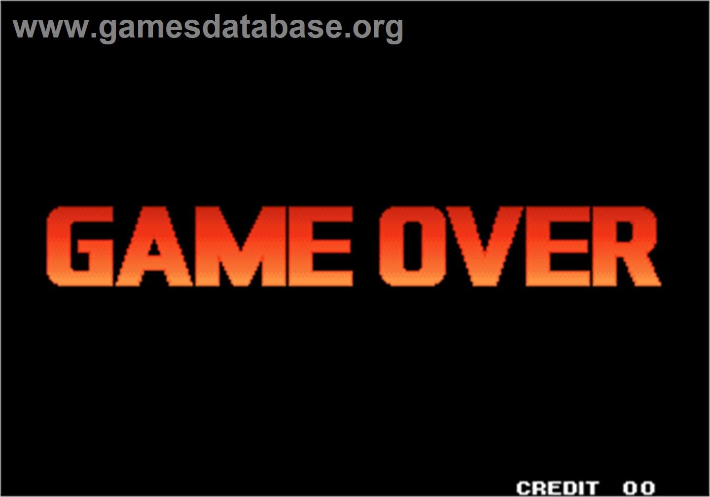 The King of Fighters '98 - The Slugfest / King of Fighters '98 - dream match never ends - Arcade - Artwork - Game Over Screen