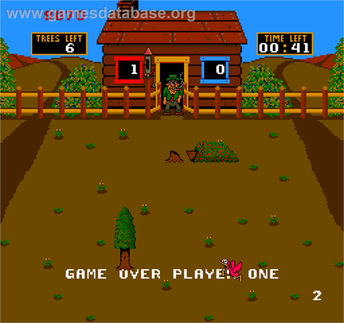 Timber - Arcade - Artwork - Game Over Screen