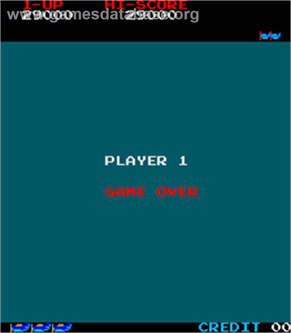 Time Pilot - Arcade - Artwork - Game Over Screen