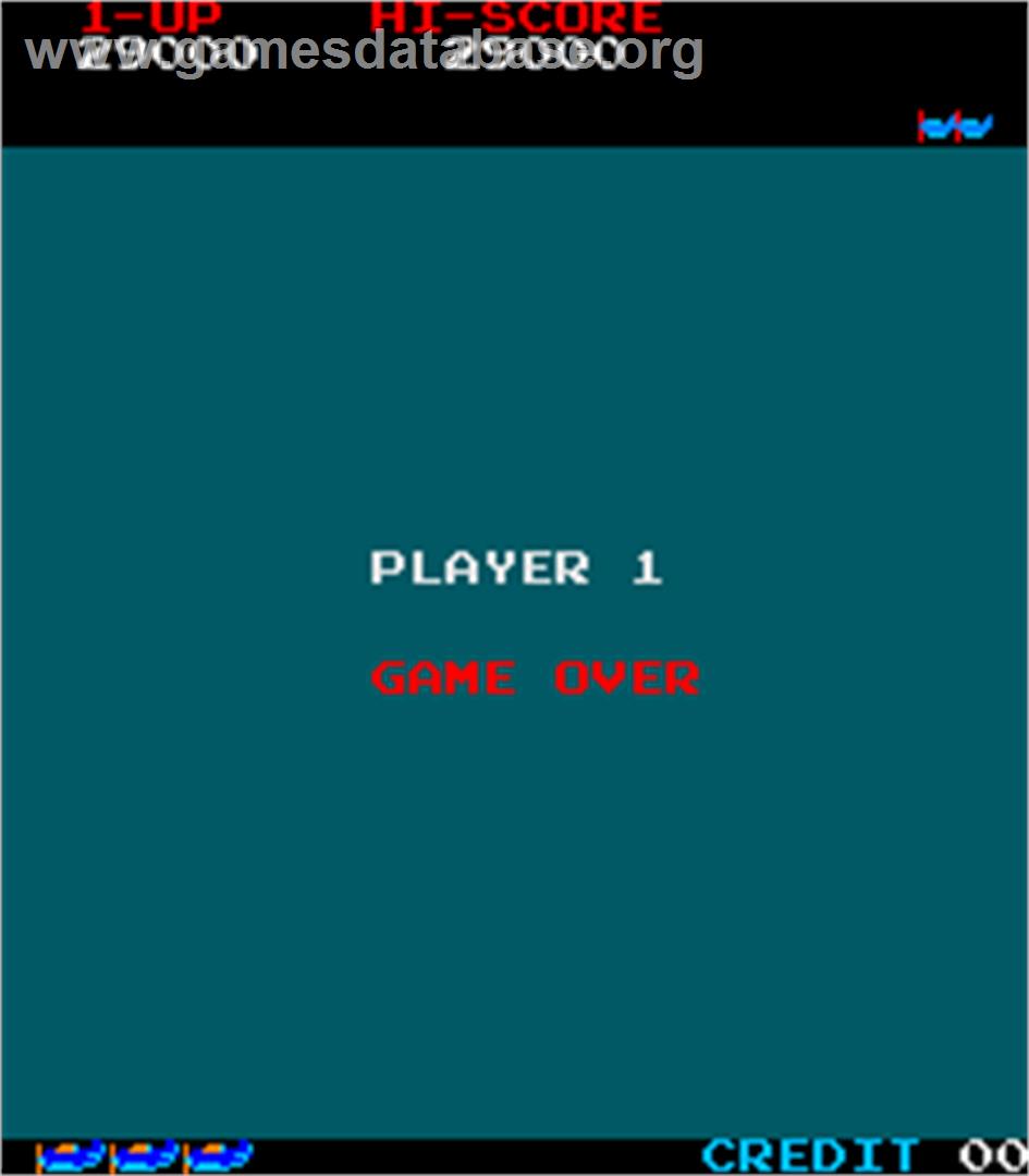 Time Pilot - Arcade - Artwork - Game Over Screen