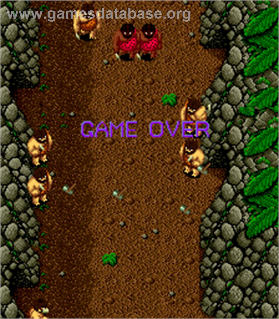 Time Soldiers - Arcade - Artwork - Game Over Screen