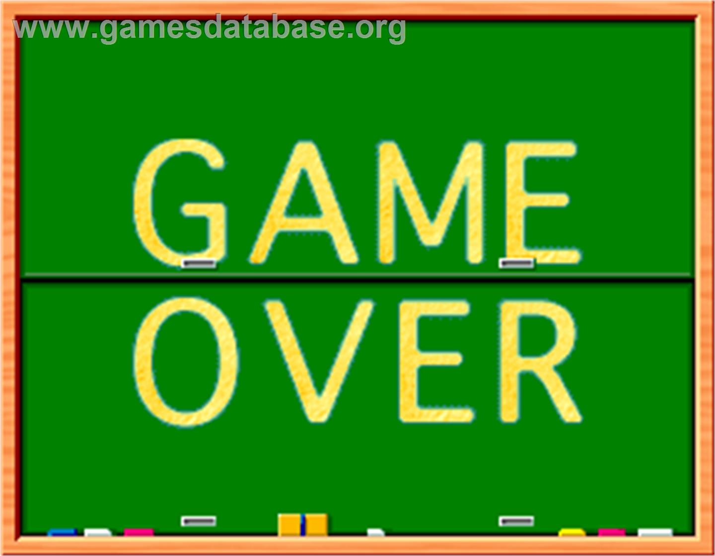 Tokimeki Memorial Taisen Puzzle-dama - Arcade - Artwork - Game Over Screen