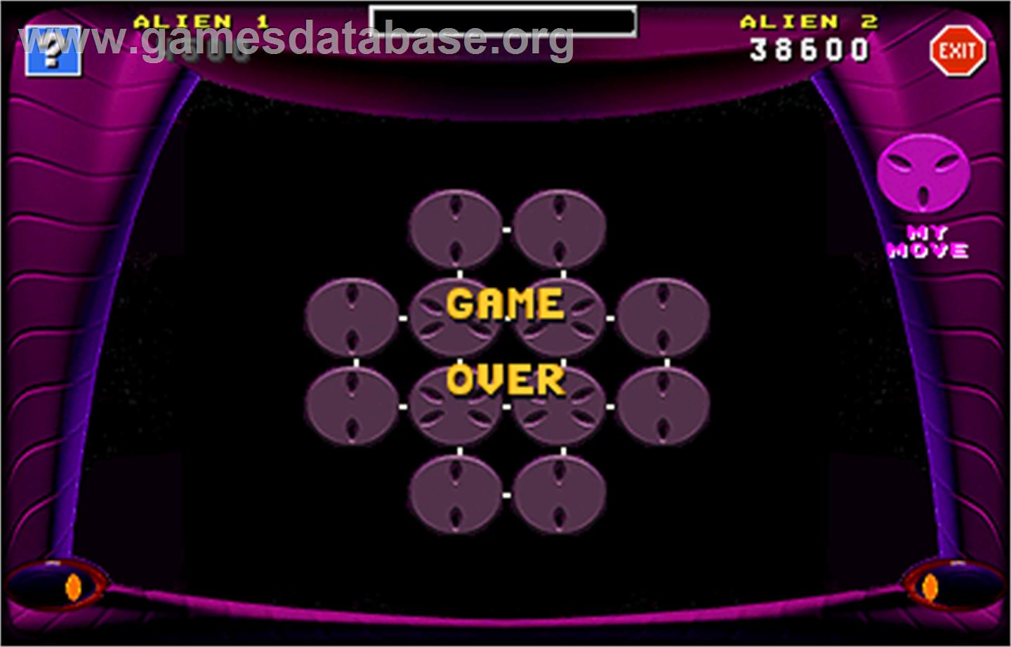 Touchmaster 8000 - Arcade - Artwork - Game Over Screen