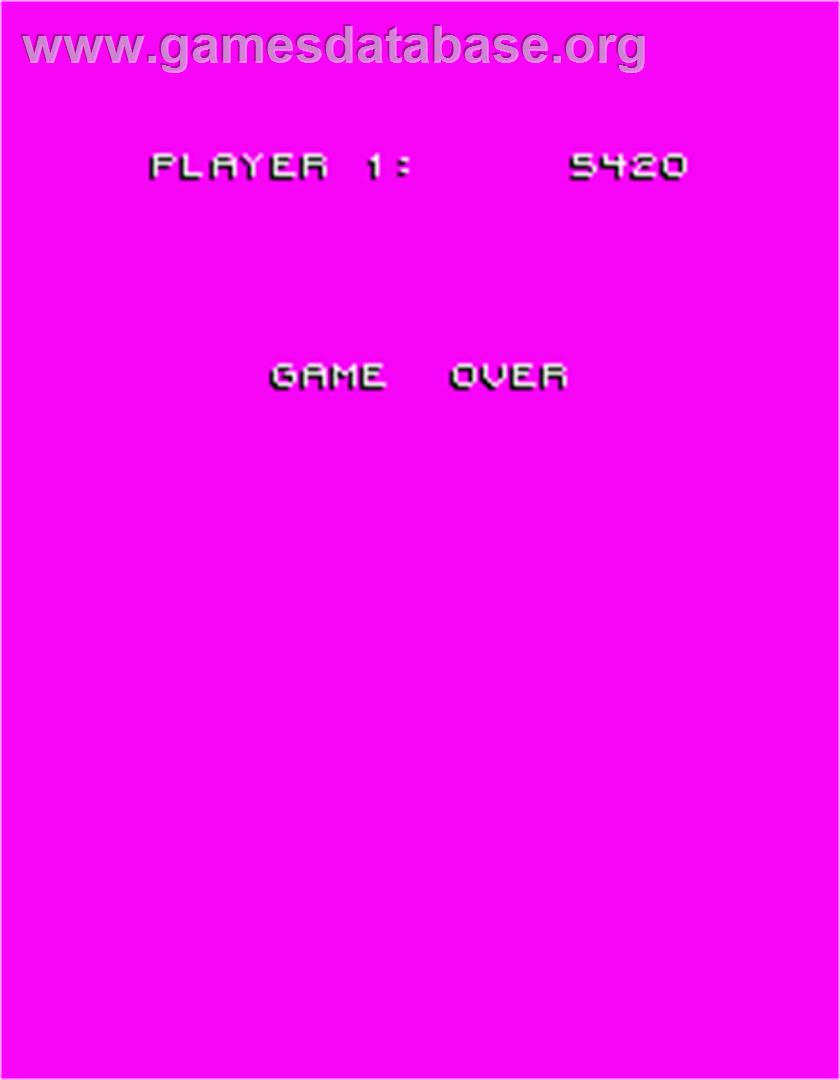 Trivia Master - Arcade - Artwork - Game Over Screen