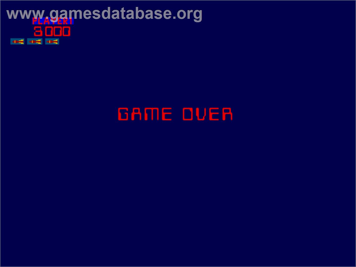 Turbo Sub - Arcade - Artwork - Game Over Screen