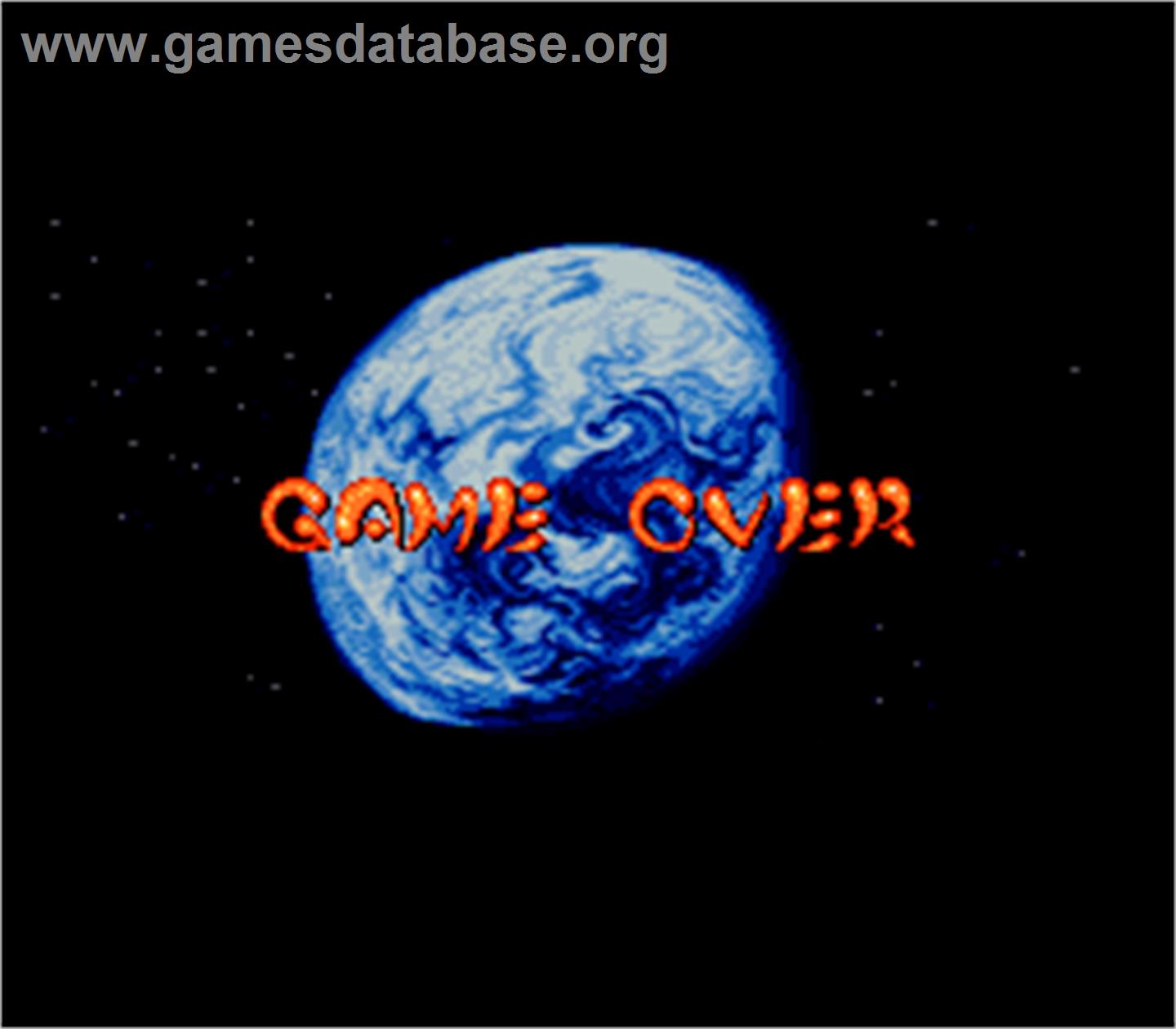 Twin Action - Arcade - Artwork - Game Over Screen