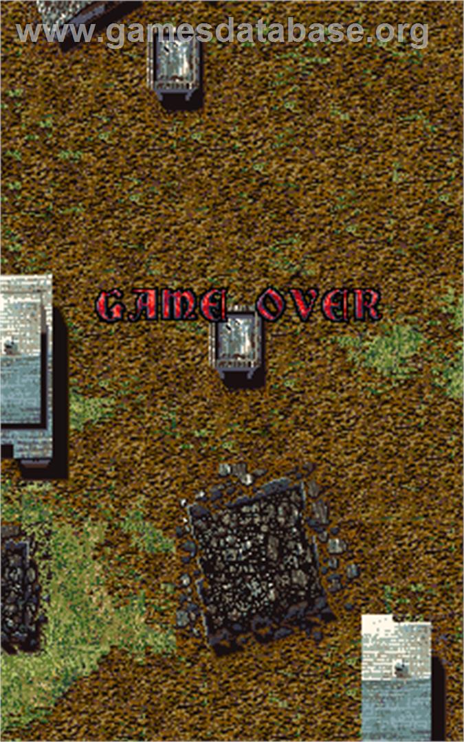 Twin Eagle - Revenge Joe's Brother - Arcade - Artwork - Game Over Screen