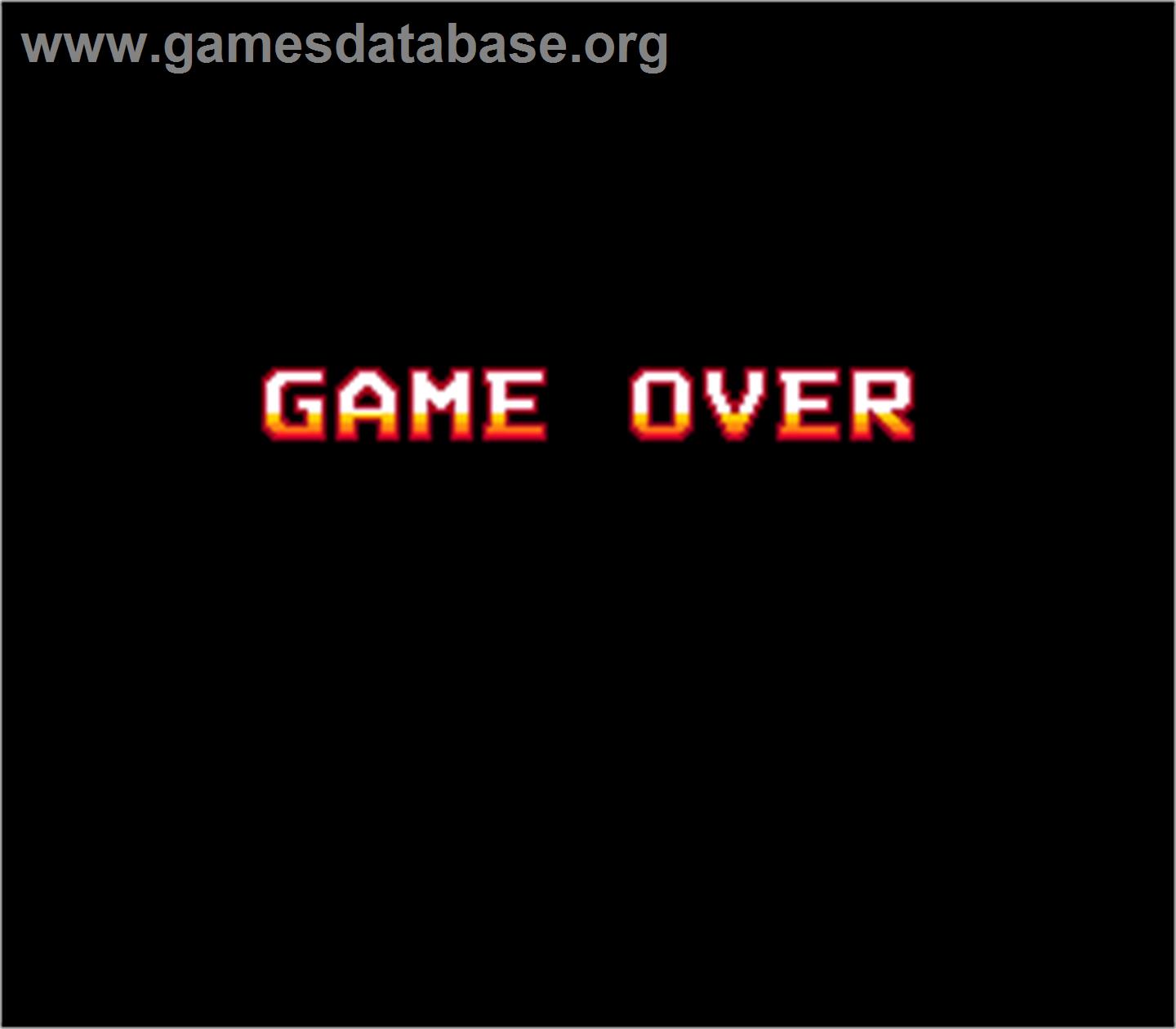 Ultra Balloon - Arcade - Artwork - Game Over Screen