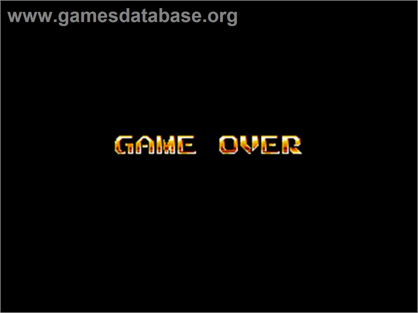 Undercover Cops - Arcade - Artwork - Game Over Screen