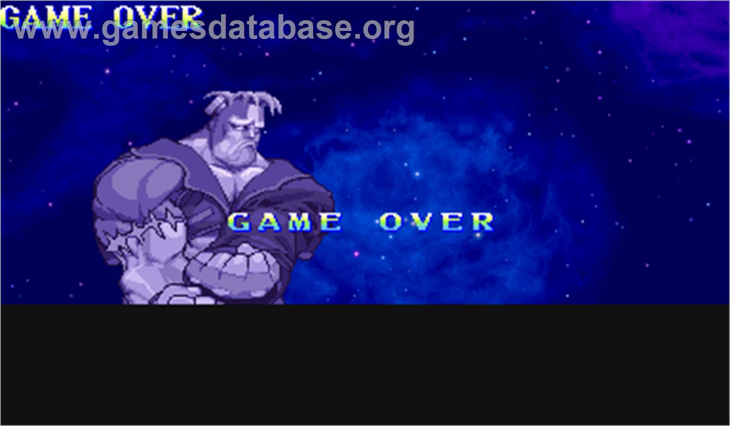 Vampire: The Night Warriors - Arcade - Artwork - Game Over Screen