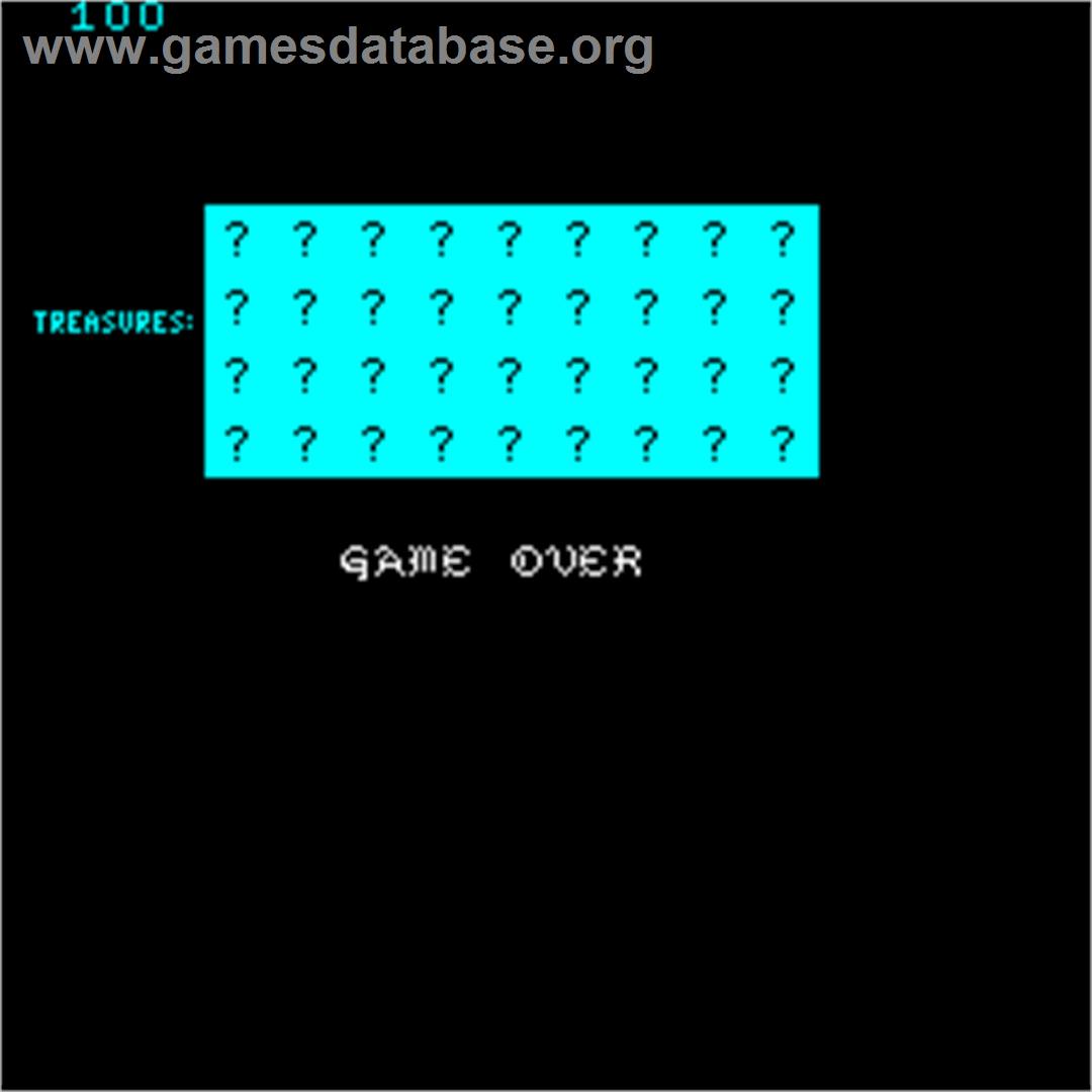 Venture - Arcade - Artwork - Game Over Screen