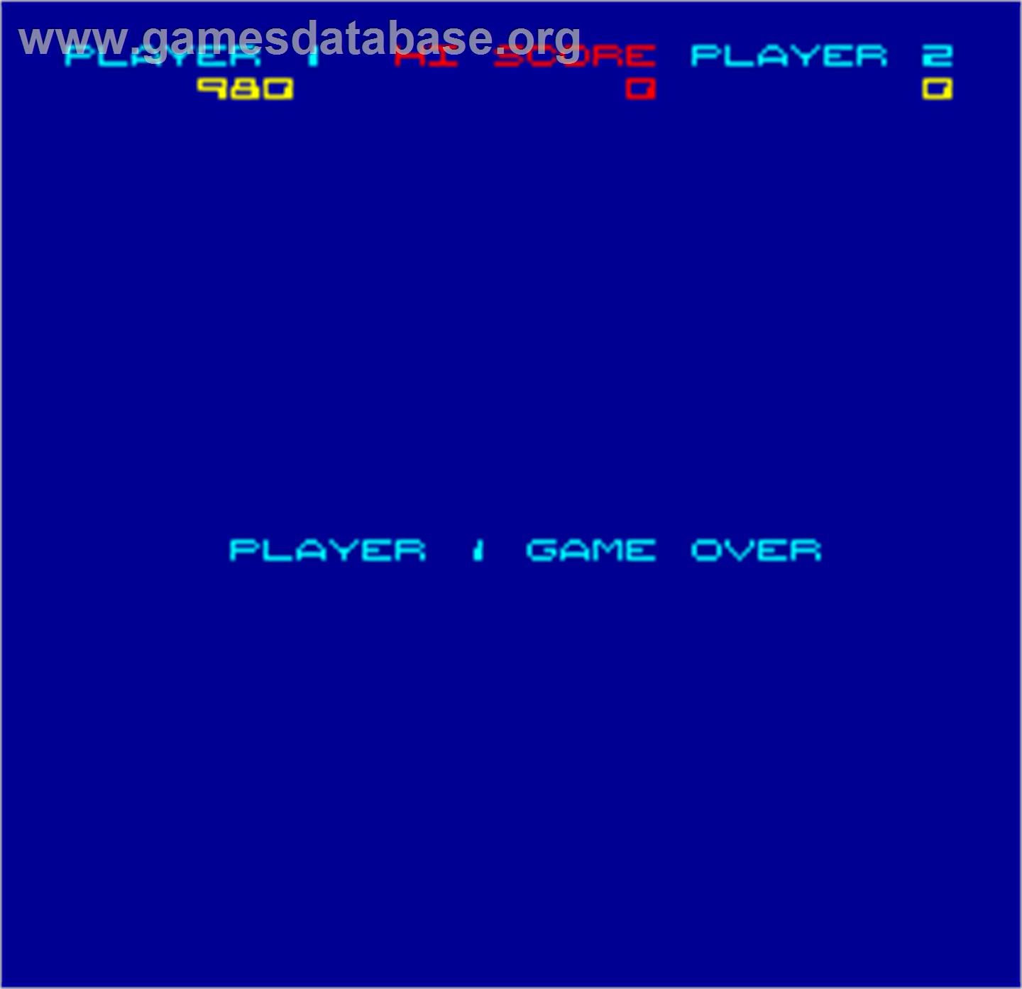 Video Eight Ball - Arcade - Artwork - Game Over Screen