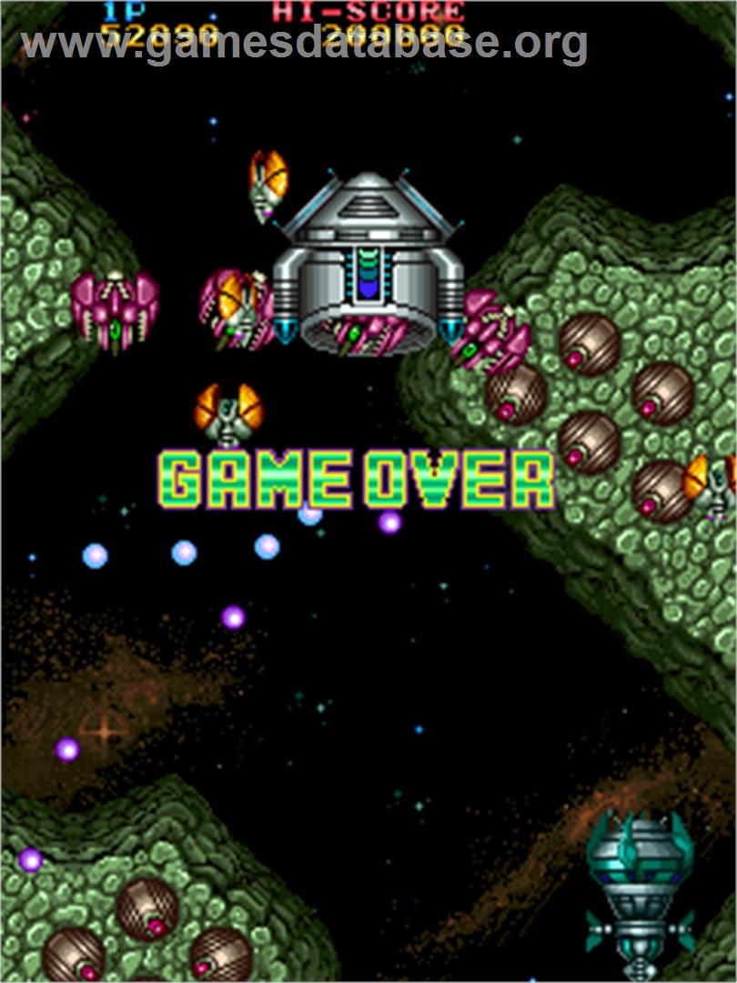 Vimana - Arcade - Artwork - Game Over Screen