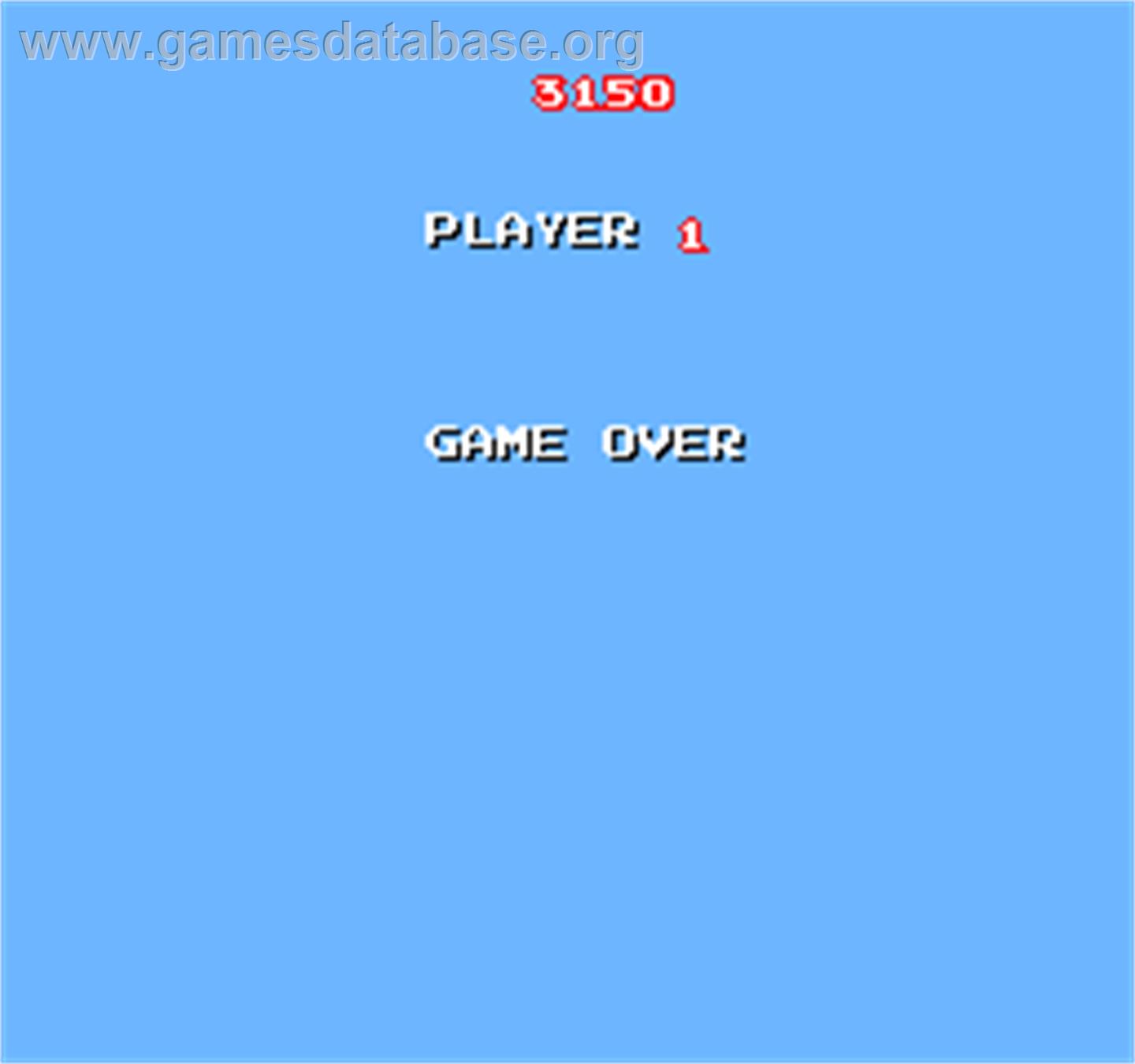 Vs. Mighty Bomb Jack - Arcade - Artwork - Game Over Screen