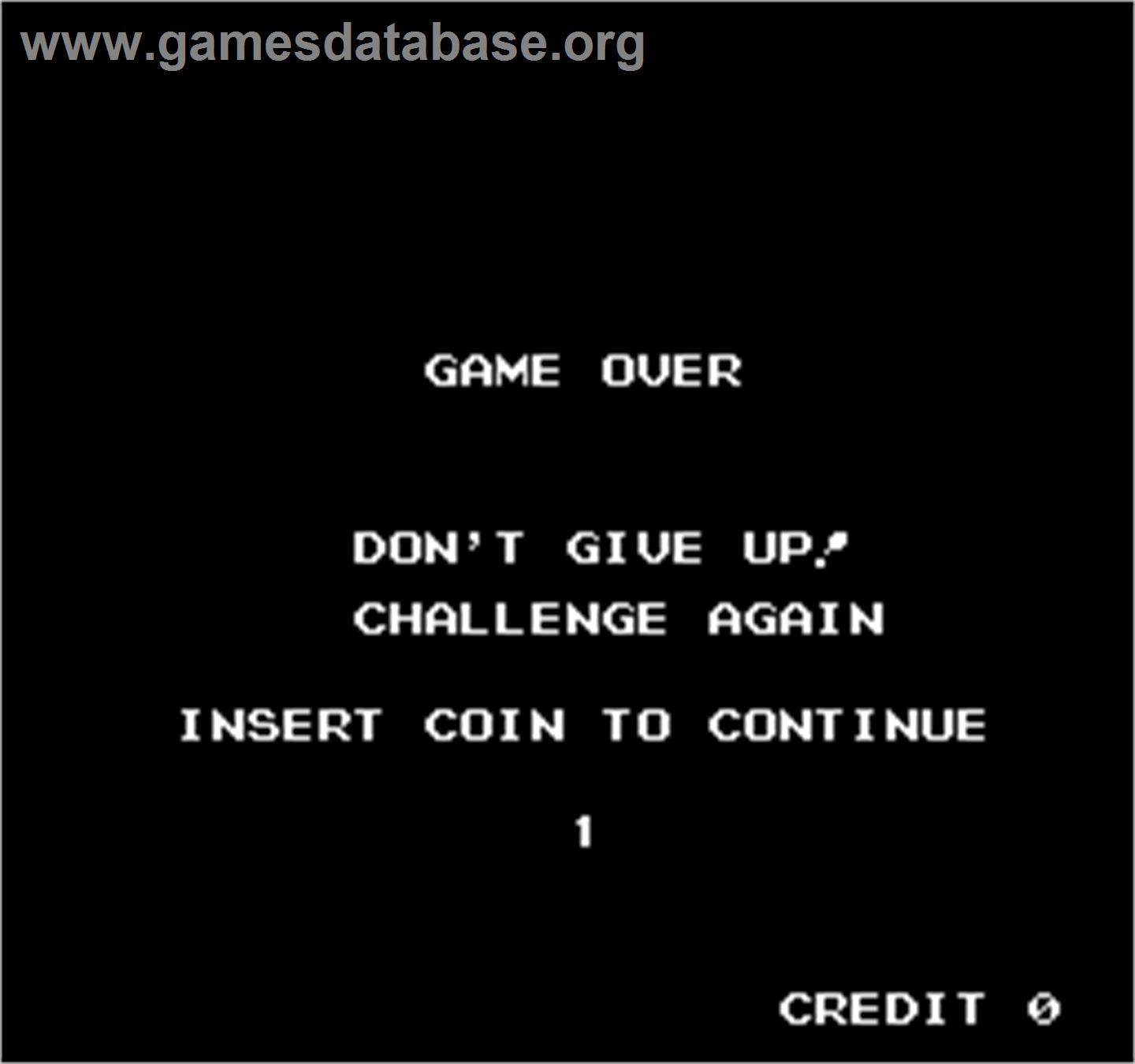Vs. T.K.O. Boxing - Arcade - Artwork - Game Over Screen