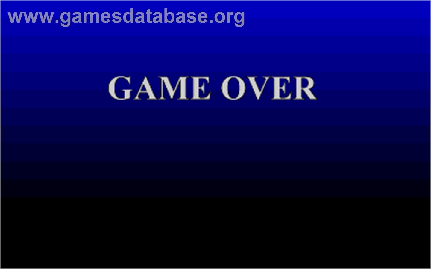 Water Balls - Arcade - Artwork - Game Over Screen