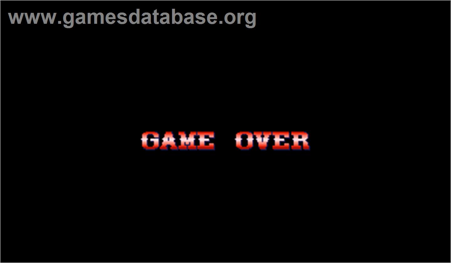 Wild West C.O.W.-Boys of Moo Mesa - Arcade - Artwork - Game Over Screen