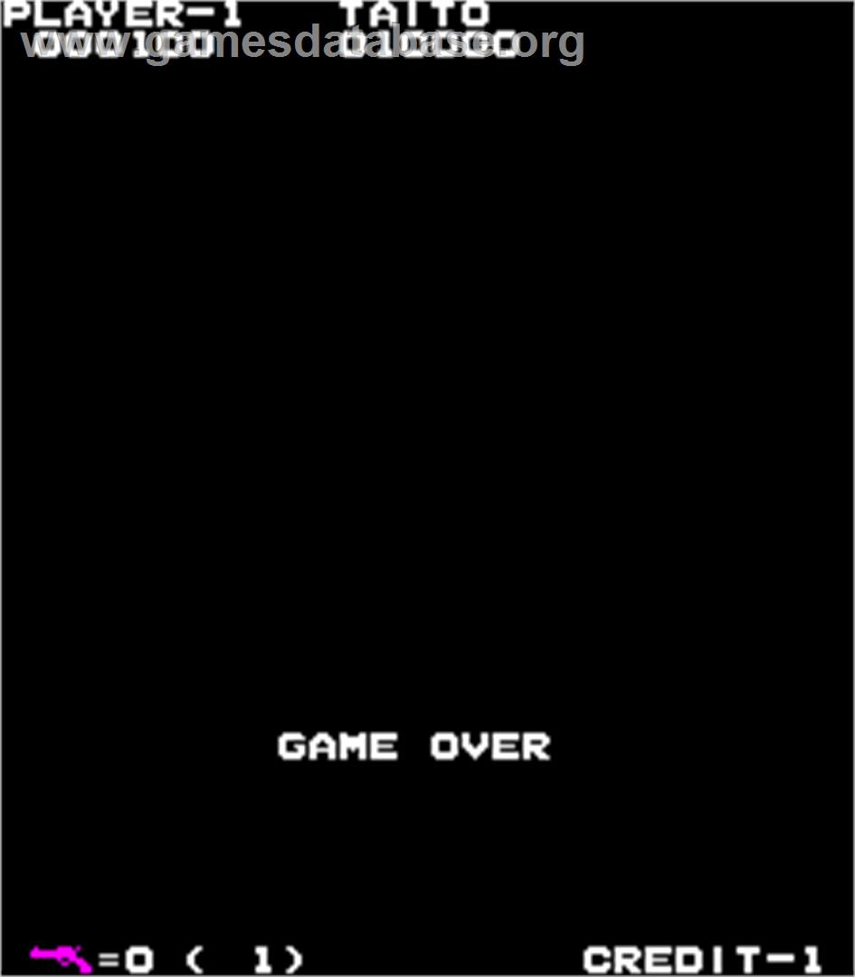 Wild Western - Arcade - Artwork - Game Over Screen
