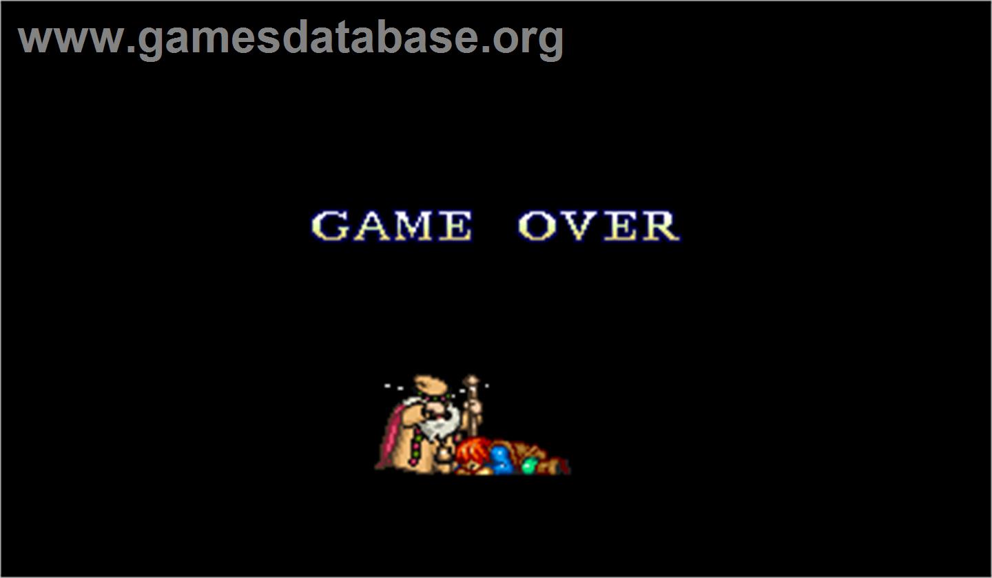 Willow - Arcade - Artwork - Game Over Screen