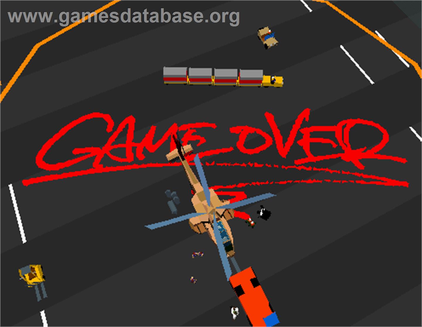 Wing War - Arcade - Artwork - Game Over Screen