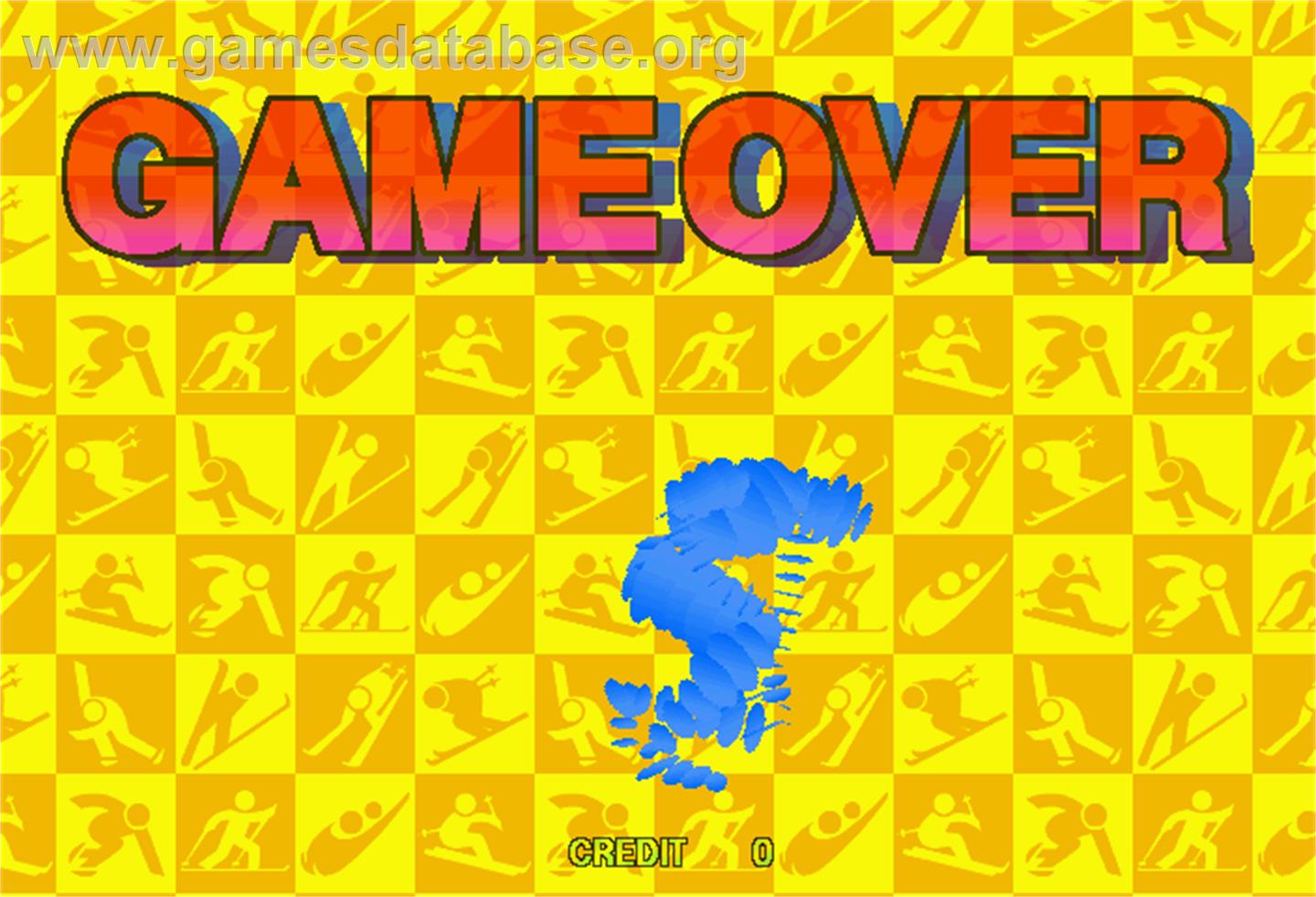 Winter Heat - Arcade - Artwork - Game Over Screen