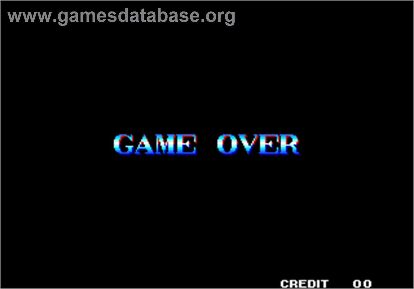 World Heroes - Arcade - Artwork - Game Over Screen