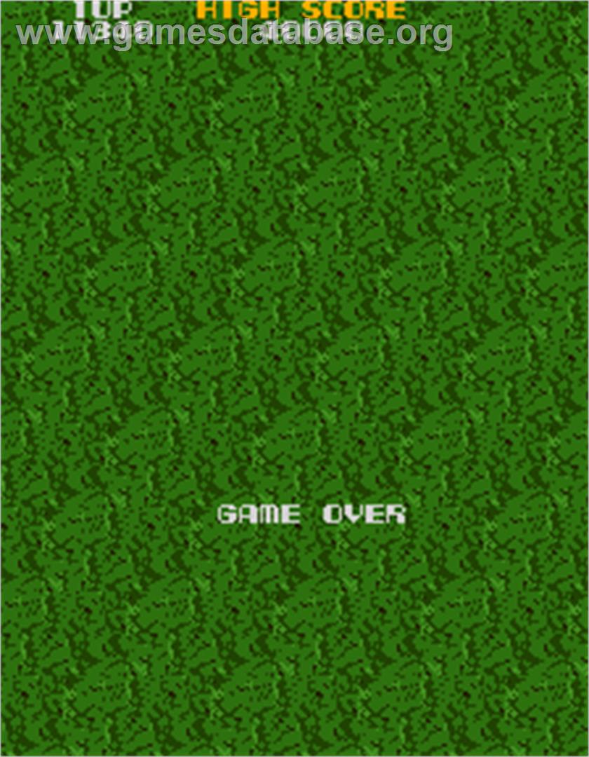 Xevious - Arcade - Artwork - Game Over Screen