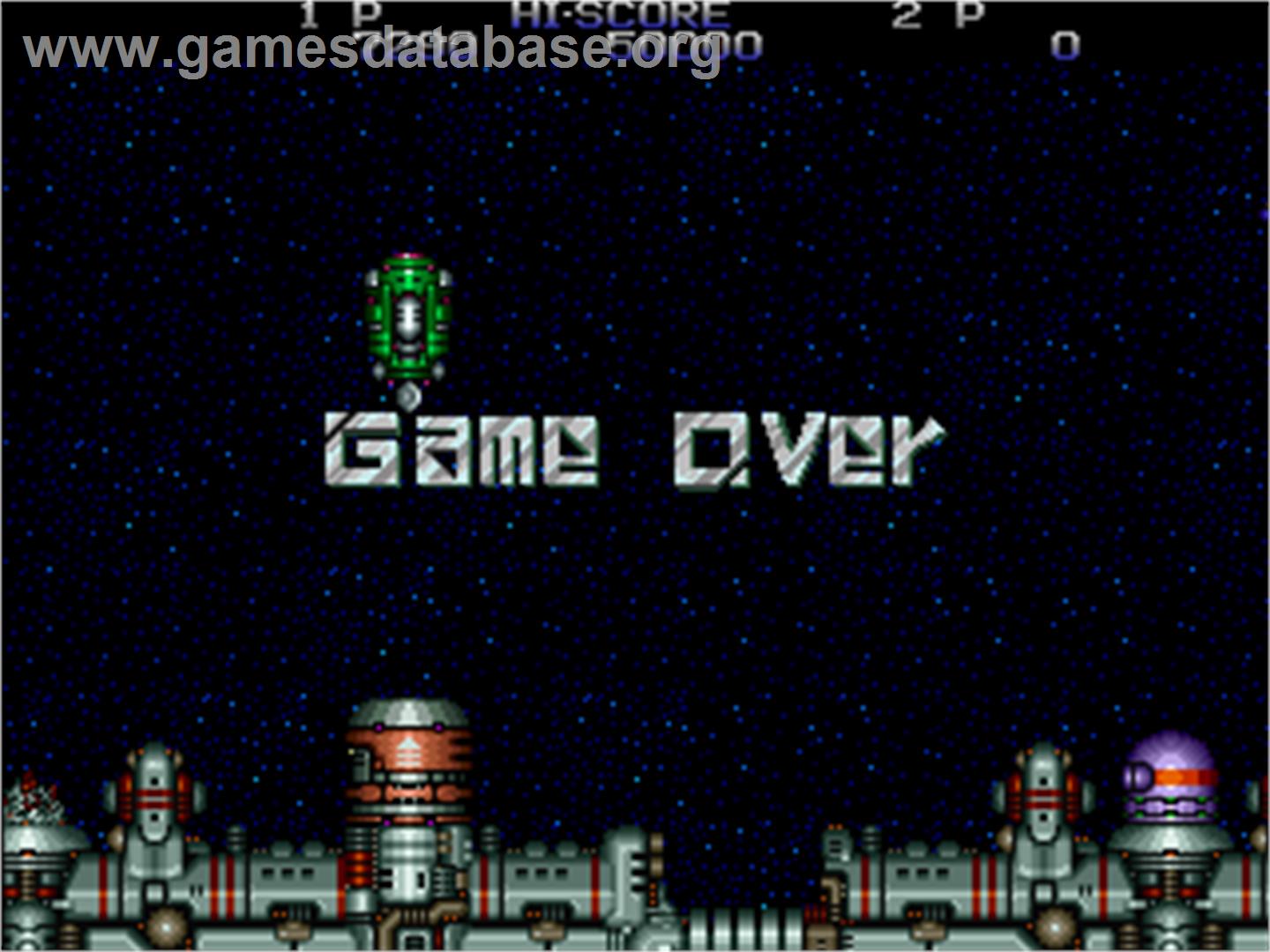 Zero Wing - Arcade - Artwork - Game Over Screen