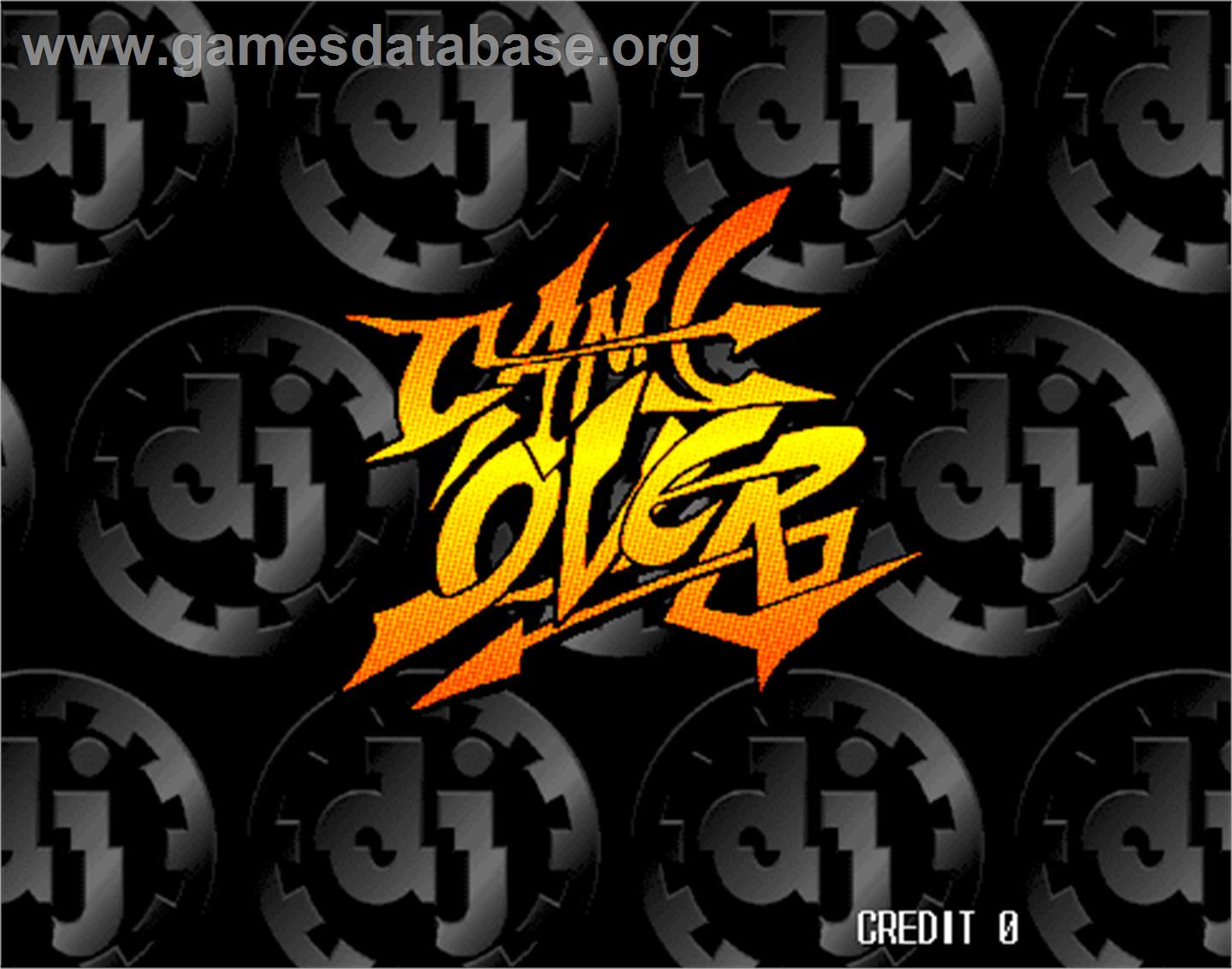 beatmania CORE REMIX - Arcade - Artwork - Game Over Screen