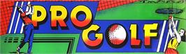 Arcade Cabinet Marquee for 18 Challenge Pro Golf.