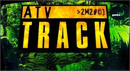 Arcade Cabinet Marquee for ATV Track.