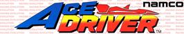 Arcade Cabinet Marquee for Ace Driver: Racing Evolution.