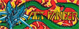Arcade Cabinet Marquee for Act-Fancer Cybernetick Hyper Weapon.