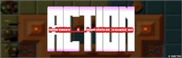 Arcade Cabinet Marquee for Action Hollywood.