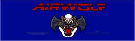 Arcade Cabinet Marquee for Airwolf.