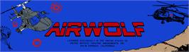 Arcade Cabinet Marquee for Airwolf.