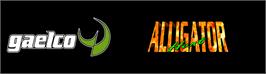 Arcade Cabinet Marquee for Alligator Hunt.