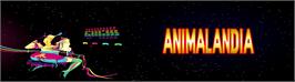 Arcade Cabinet Marquee for Animalandia Jr..