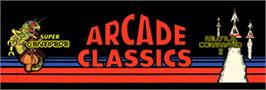 Arcade Cabinet Marquee for Arcade Classics.