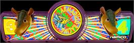 Arcade Cabinet Marquee for Armadillo Racing.