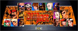 Arcade Cabinet Marquee for Armed Police Batrider.
